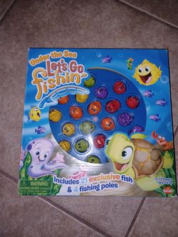 Goliath Under the Sea Let's Go Fishin' Game