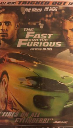The Fast and the Furious - widescreen DVD