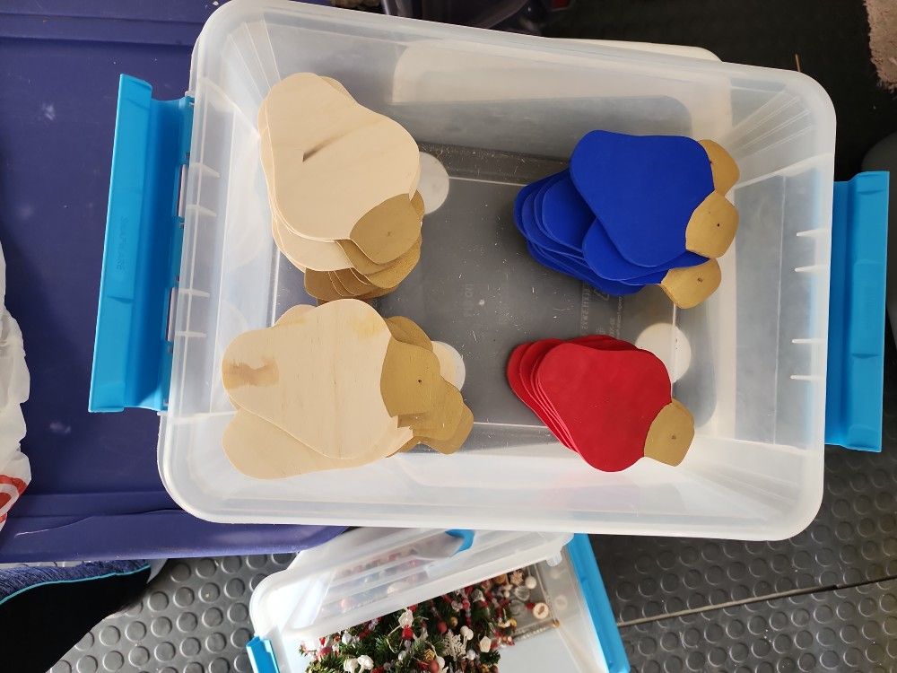 Xmas Craft Wood Ornaments