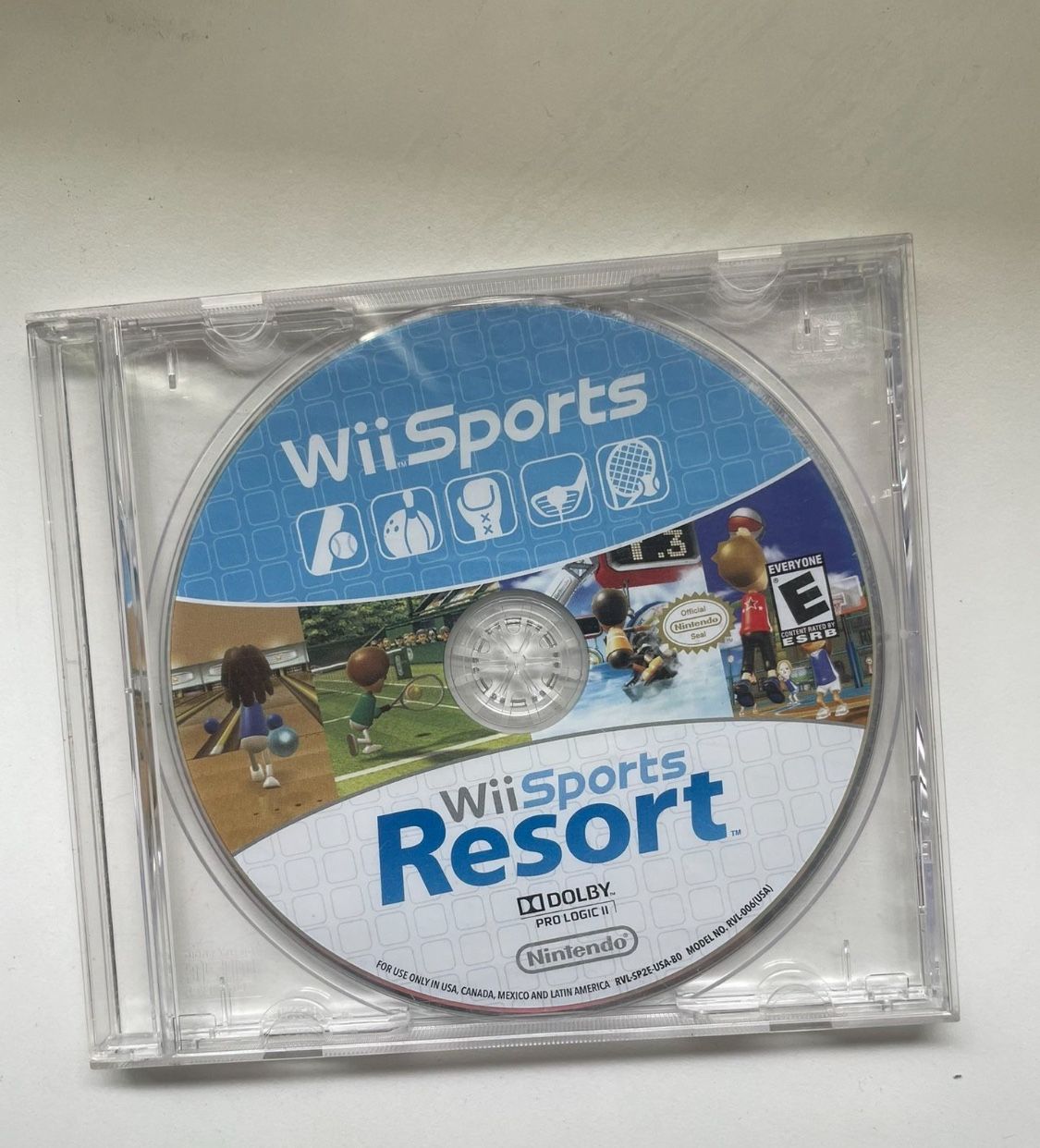 Wii Sports/Wii Resort Combo Disk Mint