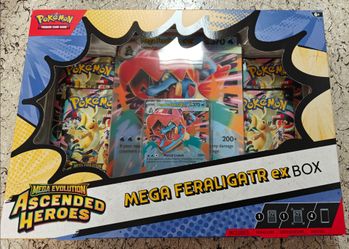 Pokemon Mega Feraligatr Ex Box