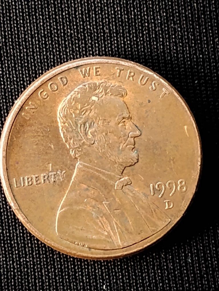 1998 D Error Penny