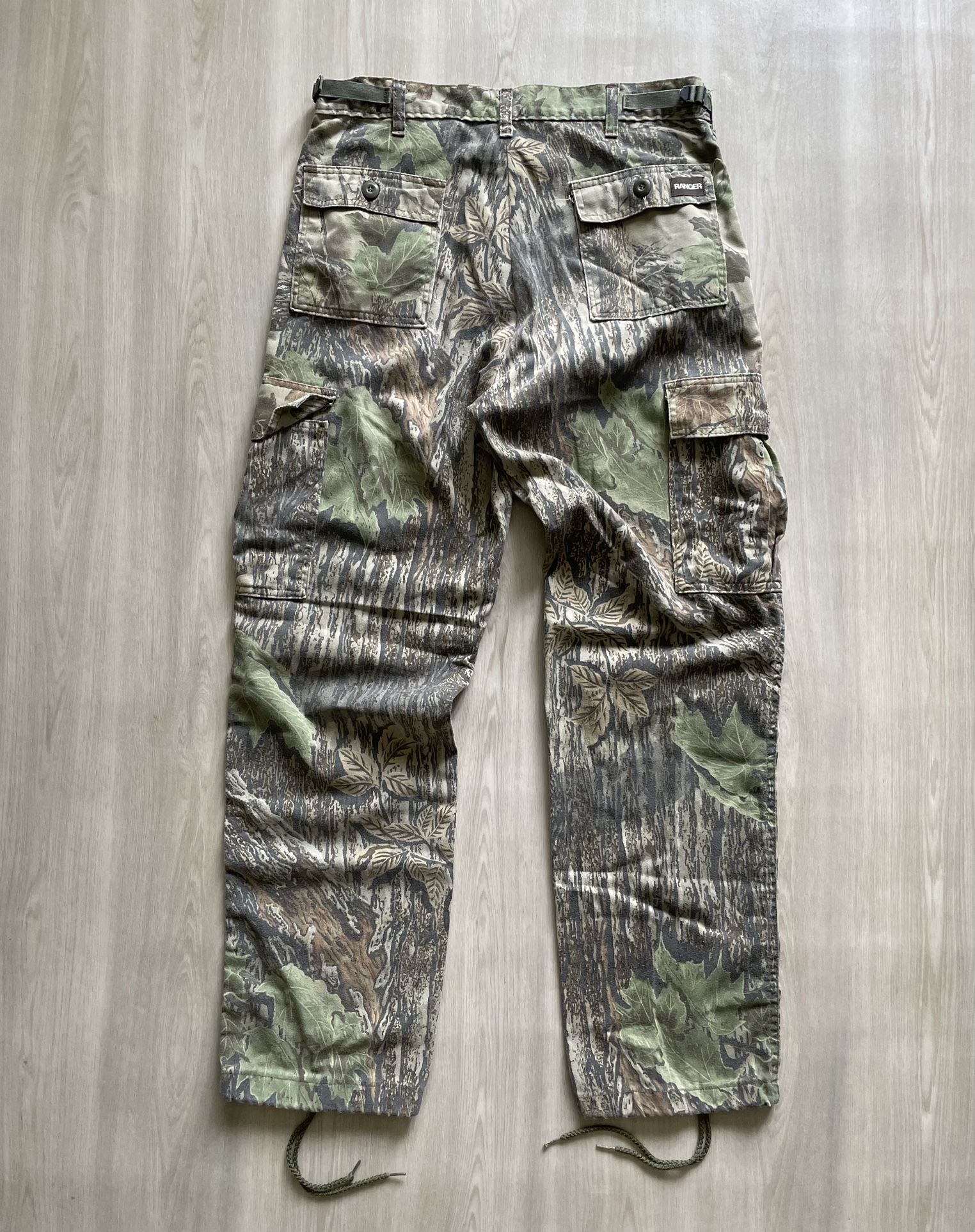Vintage 90s Ranger Realtree Camo Cargo Pants Made In USA Sz Med