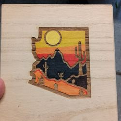 Wooden Container. Cutsomized