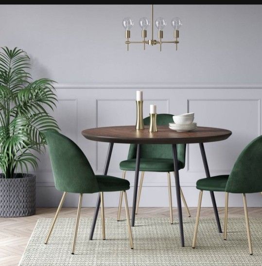 2 gorgeous velvet chairs