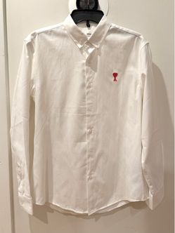 AMI Dress Shirt White Unisex