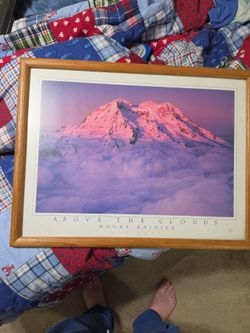 Mt. Rainier framed print