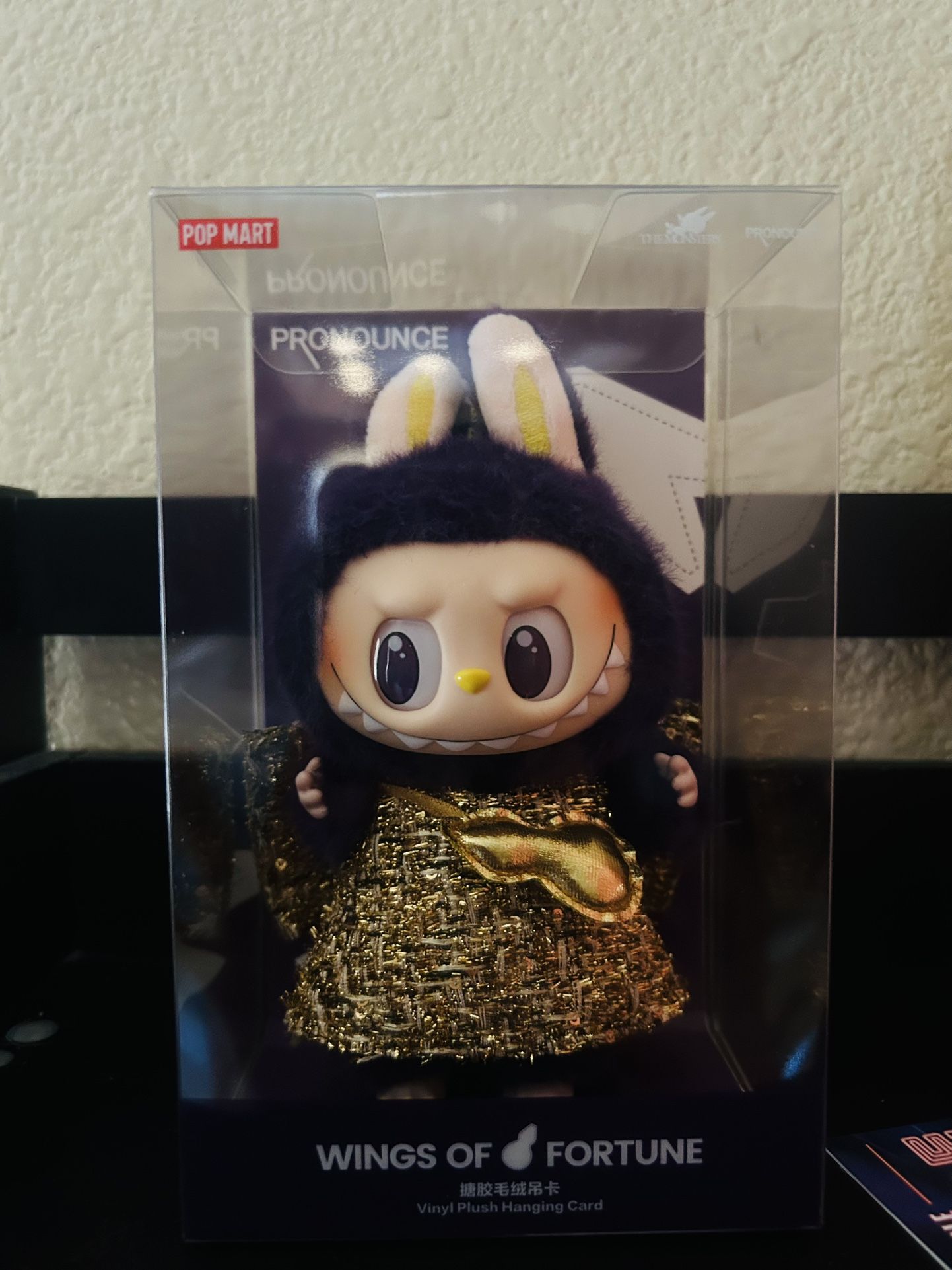 LABUBU X PRONOUNCE - WINGS OF FORTUNE Vinyl Plush Hanging Card