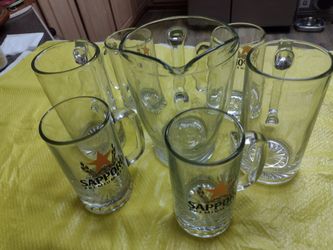 Beer 🍻🍺 set.  NICE Glass $12