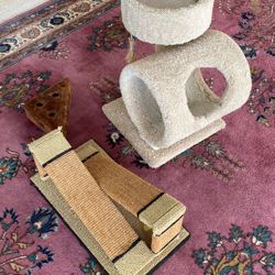 3pcs Cat Toys, tower, tress great condition