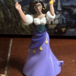 1996 VINTAGE HUNCHBACK OF NOTRE DAME ESMERELDA Burger King® Disney Wind Up Toy
