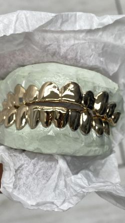 Gold Grillz 10&10 Top N Bottom 10kt 