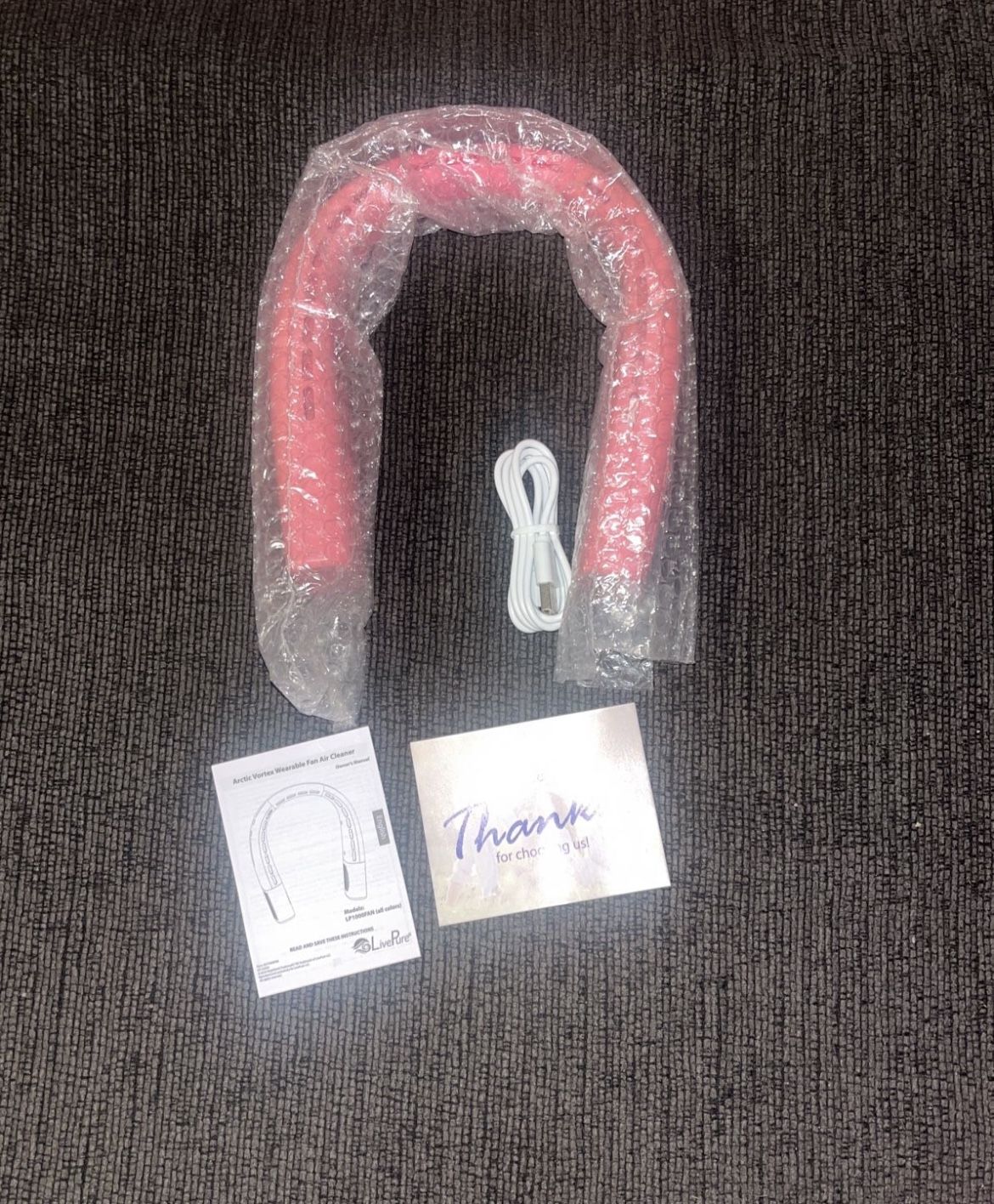 LivePure Arctic Vortex Wearable Neck Fan Air Cleaner
