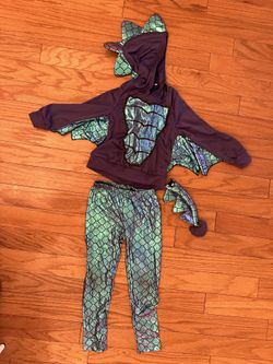 Girl Dragon Costume Size 4-6