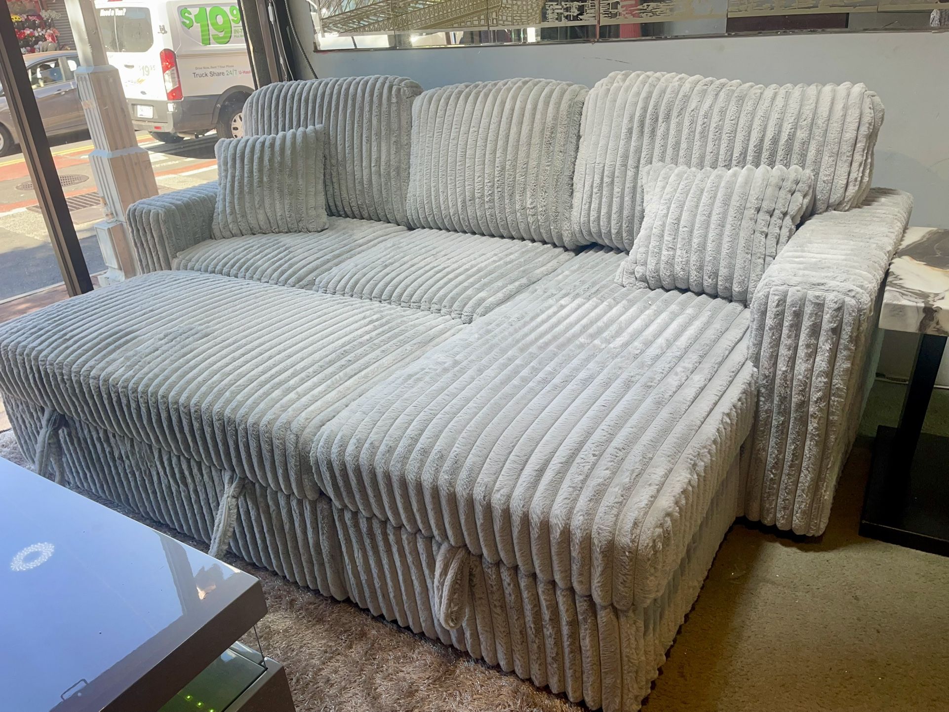 Sectional Sleeper Sale Of The Year! Only $698!! Save Big $$$. Extra $100 Coupon Available Off Entire Store!