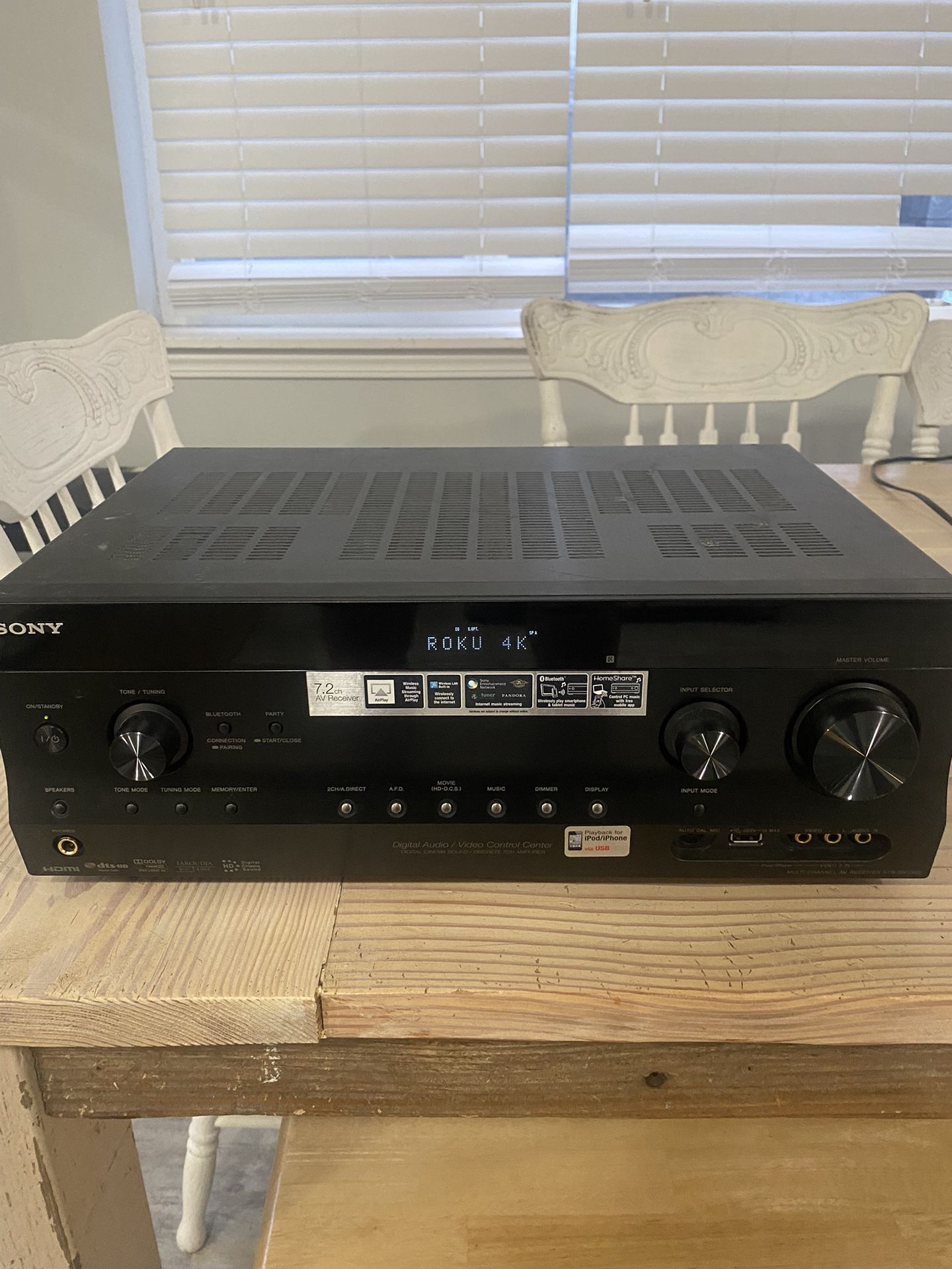 Sony STRDN1030 7.2-Channel Network A/V Receiver (Built-in Wi-fi & Bluetooth)