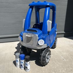 Little Blue Truck Ride Push Toddler Car
