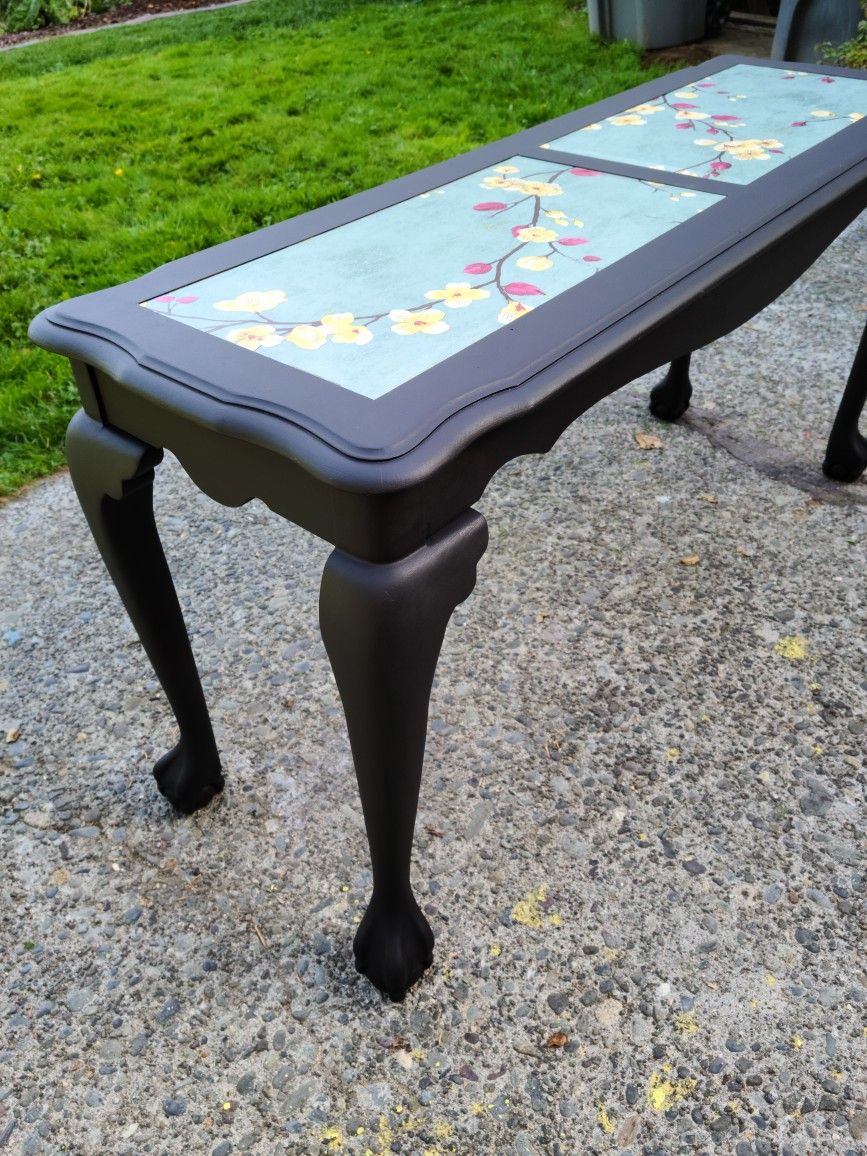 Solid Wood Sofa Table/ Entry Table