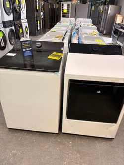 Lg side by side washer dryer set