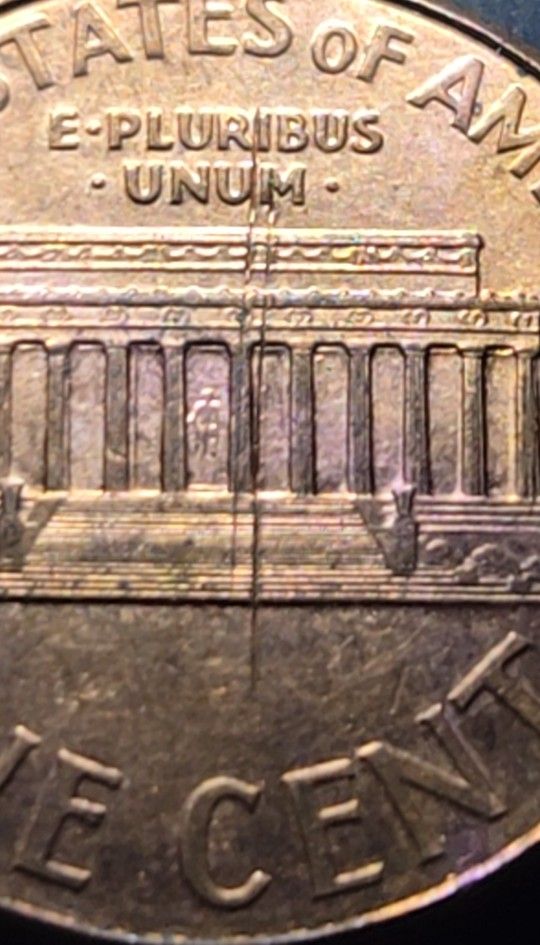 2008 Lincoln Cent With Die Crack