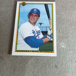 Baseball Card, Mike Scioscia