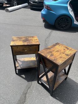 ONE LEFT Rustic Side Table – Brand New Condition