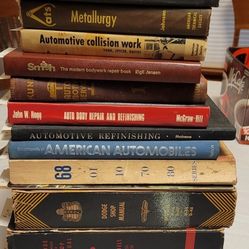 Lot Of 15 Vintage Automotive Books Textbooks Manuals 