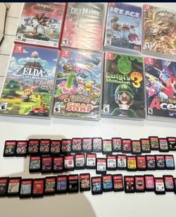 Nintendo switch games Mario Sonic Minecraft pokemon