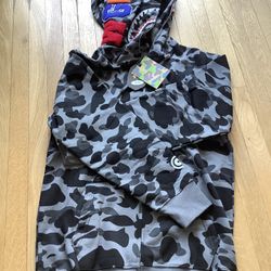 Bape Hoodie Size Large 