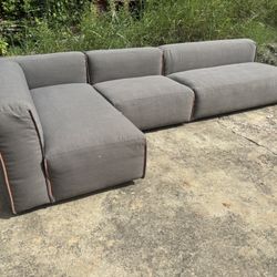 *FREE DELIVERY* 3 Piece Gray Sectional 