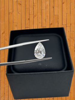 3.10 Carat lab-Grown Certified Pear shape Diamond