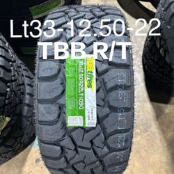 4 New 33125022LT TBB R/T 10ply with free Installation 33-1250-22