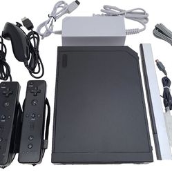 Black Wii Bundle + Hdmi converter & Wii sports