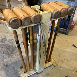 Vintage Croquet Set