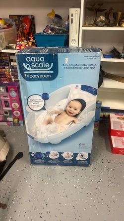 Aqua Scale 3 in 1 Digital Baby Scale Bathtub, & Thermometer