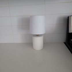 White Small Table Lamp