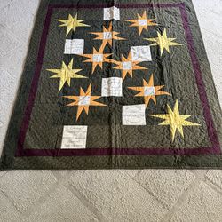 Hand made patchwork blanket