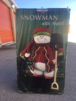 Large Fabric Snowman 3.5’