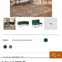 Emerald Green Breakfast Nook