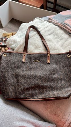 Calvin Klein bag-Brown-Gold