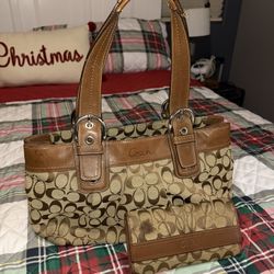 Vintage Coach Bag & Wallet