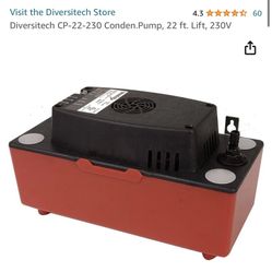 Diversitech CP-22-230 Conden.Pump, 22 ft. Lift, 230V