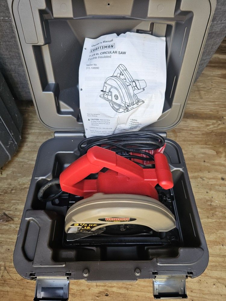 Craftsman 7-3/4" Circular Saw