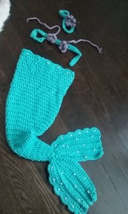 Newborn mermaid outfit