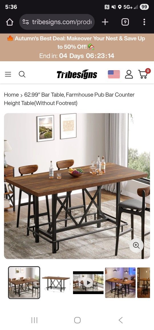 Bar Table