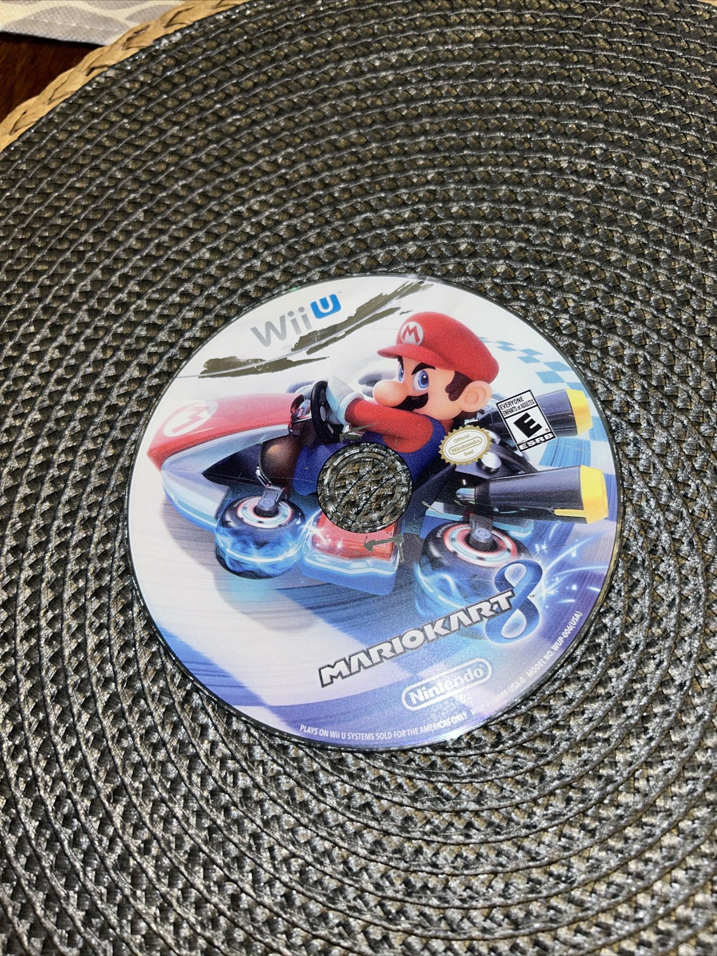 Mario Kart 8 Nintendo Wii U, 2014 Disc Only - Tested No Case