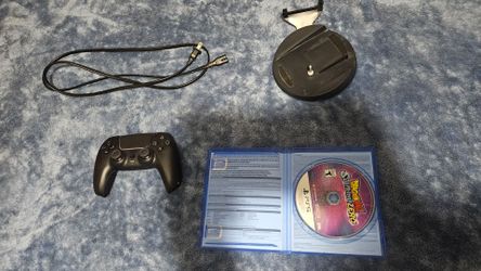 PS5 Bundle: Black DualSense Controller + Dragon Ball Sparking Zero + Stand & Power Cable