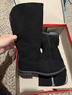 Target Cat And Jack Size 4 Black Boots 