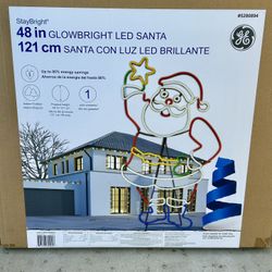GE 48” Glowbright LED Santa
