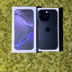 iPhone 16 Pro | 512GB | Black Titanium | Factory Unlocked